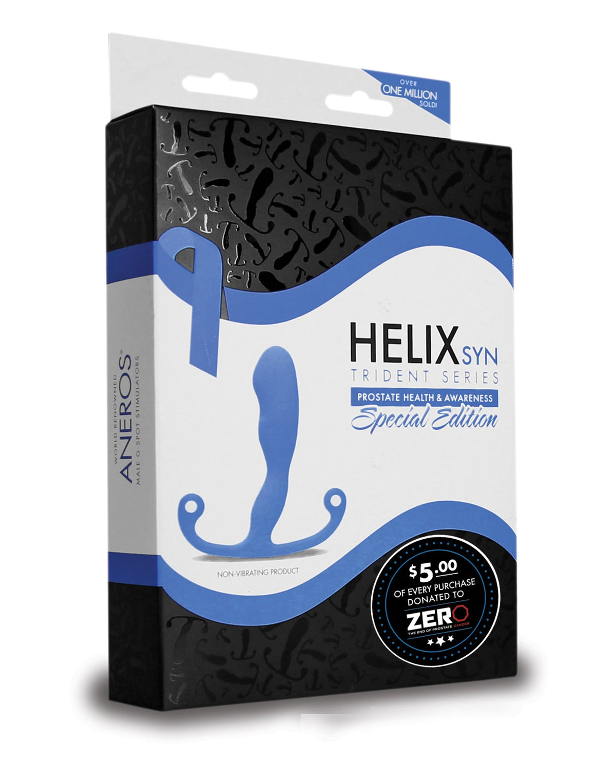 Aneros Special Edition Helix Syn Trident Series Prostate Stimulator - Blue | Shop Lowest Prices at fonlove.shop
