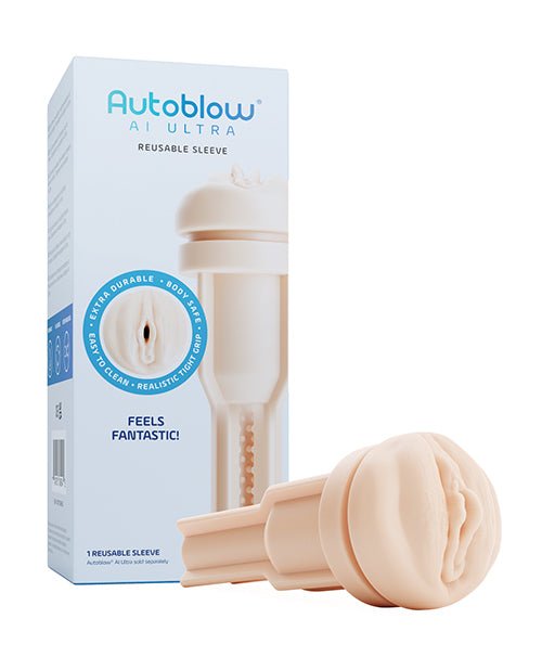 Autoblow AI Ultra Vagina Sleeve - Beige | Shop Lowest Prices at fonlove.shop