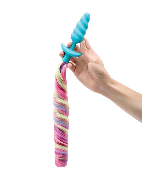 b - Vibe - Unicorn Tail Vibrating Butt Plug - Special Edition | Shop Lowest Prices at fonlove.shop