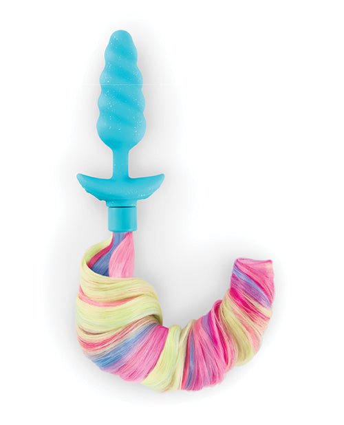 b - Vibe - Unicorn Tail Vibrating Butt Plug - Special Edition | Shop Lowest Prices at fonlove.shop