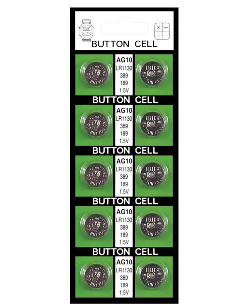 Batteries AG10 - Card of 10 | Shop Lowest Prices at fonlove.shop