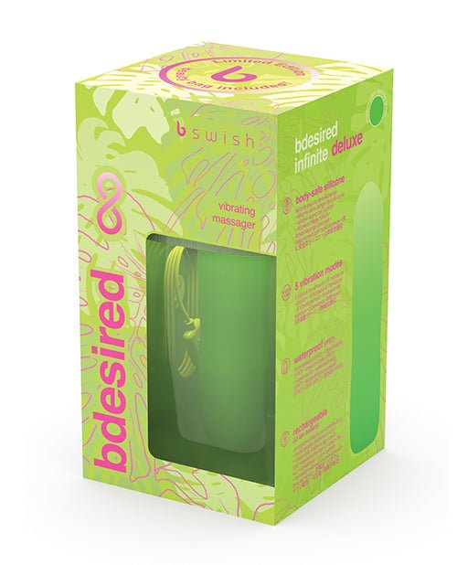 Bdesired Infinite Deluxe LE Paradise Vibrator - Green | Shop Lowest Prices at fonlove.shop