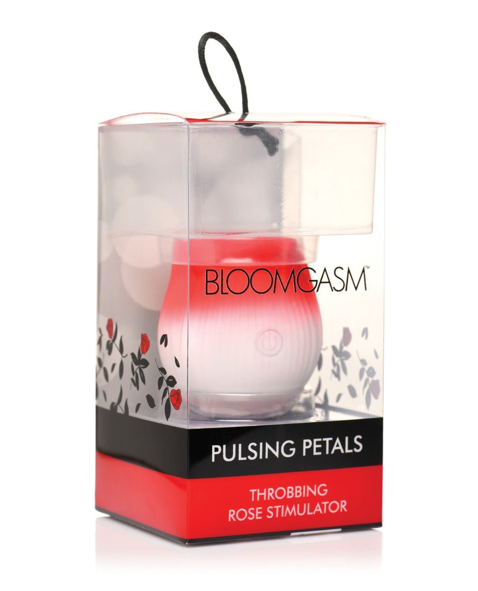 Bloomgasm Pulsing Petals Throbbing Rose Stimulator - Red | Shop Lowest Prices at fonlove.shop
