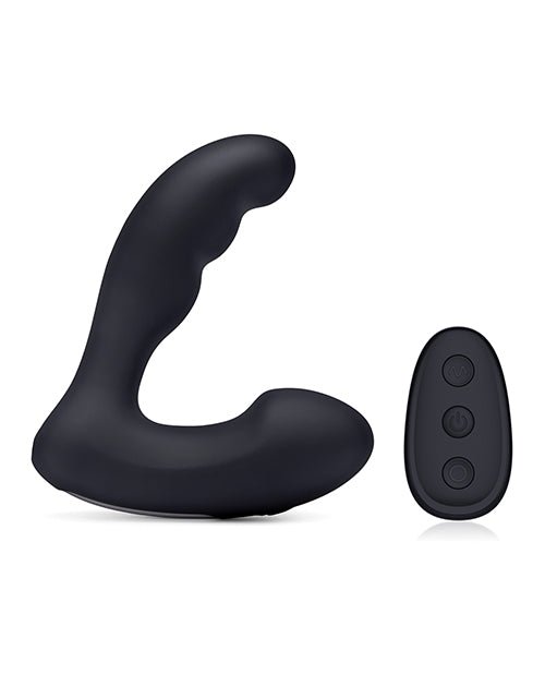 Blue Line Vibrating Prostate Prober w/Remote - Black | Shop Lowest Prices at fonlove.shop