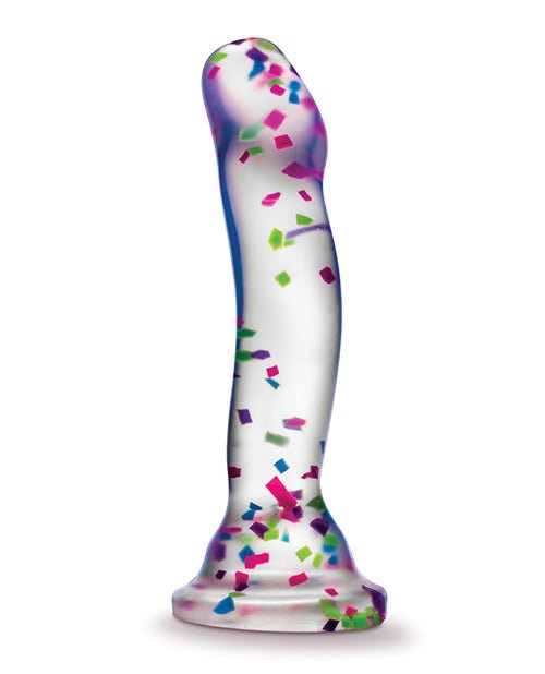 Blush Neo Elite Hanky Panky 7" Confetti Dildo - Glow In The Dark | Shop Lowest Prices at fonlove.shop