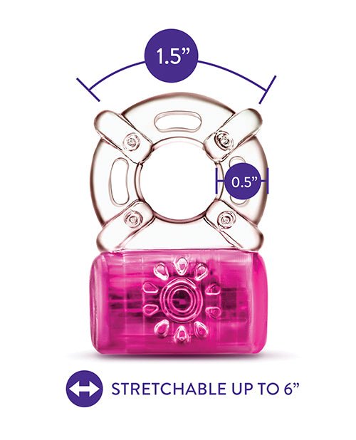 Blush Play With Me - Pleaser Rechargeable C - Ring - Pink | Shop Lowest Prices at fonlove.shop