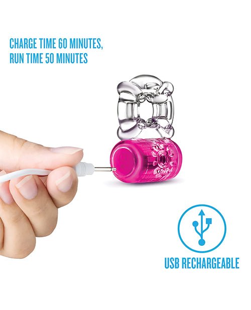 Blush Play With Me - Pleaser Rechargeable C - Ring - Pink | Shop Lowest Prices at fonlove.shop