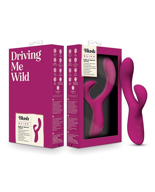Blush Quinn Rabbit Vibrator - Burgundy | Shop Lowest Prices at fonlove.shop