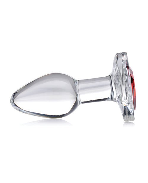 Booty Sparks Red Heart Gem Glass Anal Plug | Shop Lowest Prices at fonlove.shop