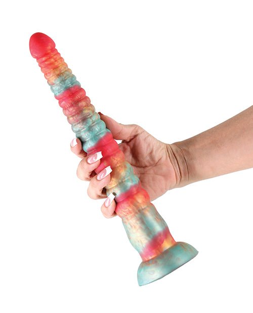 Colours Stacked 12" Dildo - Red/Gold | Shop Lowest Prices at fonlove.shop