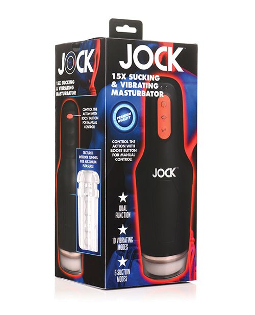 Curve Toys Jock 15x Sucking & Vibrating Masturbator | Shop Lowest Prices at fonlove.shop