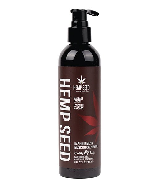 Earthly Body Hemp Seed Massage Lotion - 8 oz Kashmir Musk | Shop Lowest Prices at fonlove.shop