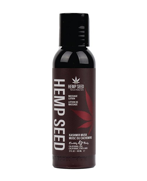 Earthly Body Hemp Seed Massage Lotion - Kashmir Musk 2oz | Shop Lowest Prices at fonlove.shop