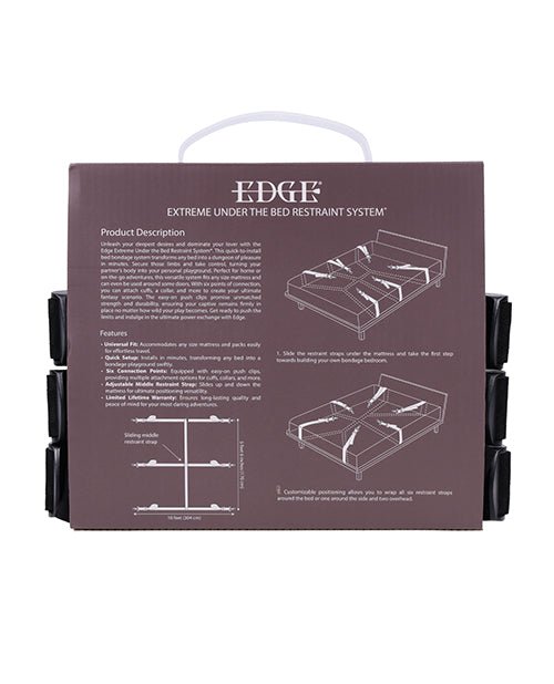 Edge Extreme Under the Bed Restraint System - Black | Shop Lowest Prices at fonlove.shop