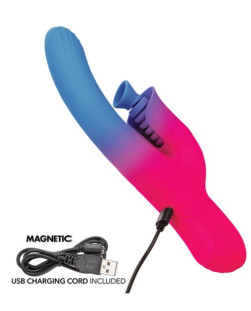 Elation Dual Stimulator w/Suction - Blue/Pink | Shop Lowest Prices at fonlove.shop