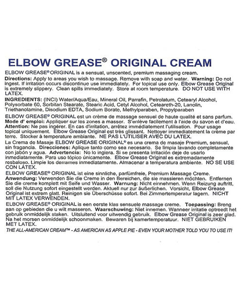 Elbow Grease Original Cream - 1 oz | Shop Lowest Prices at fonlove.shop