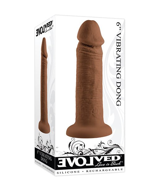 Evolved 6" Vibrating Dong | Shop Lowest Prices at fonlove.shop