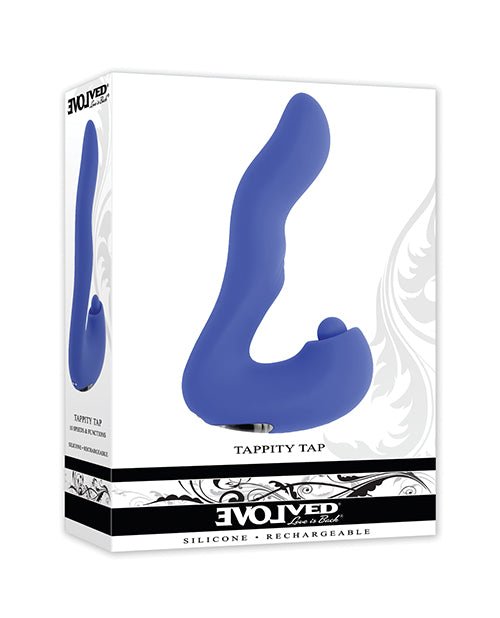 Evolved Tappity Tap Vibrator - Blue | Shop Lowest Prices at fonlove.shop