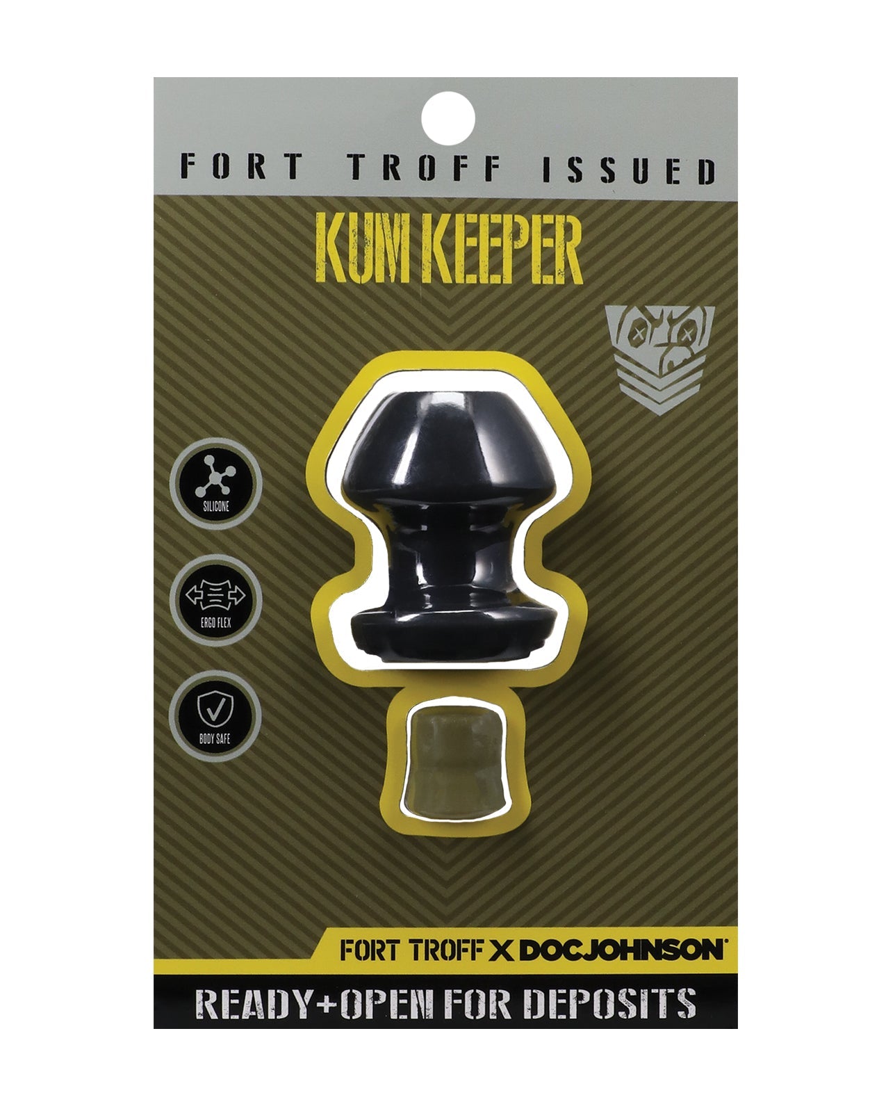 Fort Troff Kum Keeper Anal Plug - Black | Shop Lowest Prices at fonlove.shop