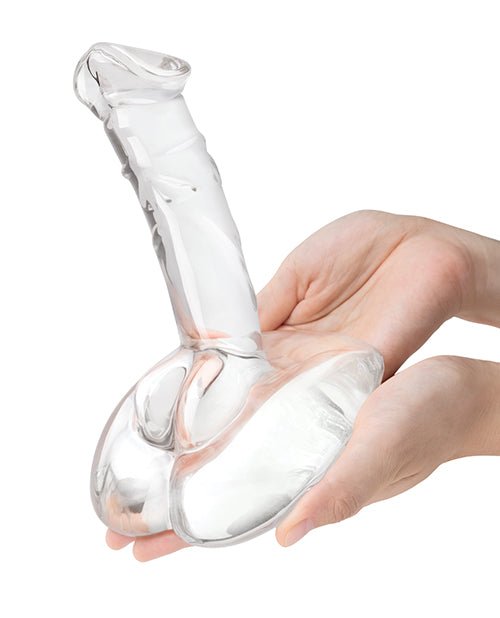 Glas 7.5" Rideable Standing Cock w/Stability Base | Shop Lowest Prices at fonlove.shop