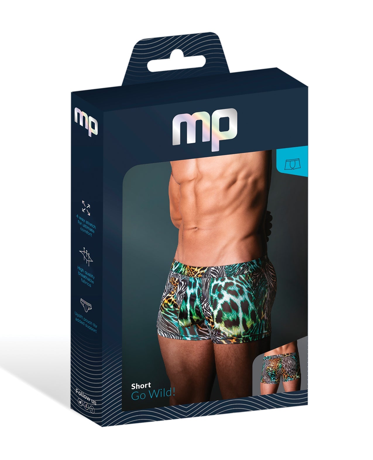 Go Wild Uplift Mini Short - Animal Multi XL | Shop Lowest Prices at fonlove.shop