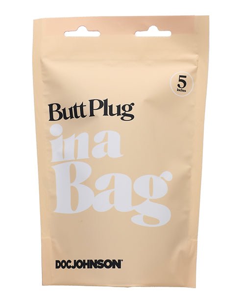 In A Bag 5" Butt Plug - Black | Shop Lowest Prices at fonlove.shop