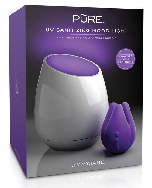 Jimmyjane Love Pods Tre Pure UV Sanitizing Mood Light - Ultraviolet Edition | Shop Lowest Prices at fonlove.shop