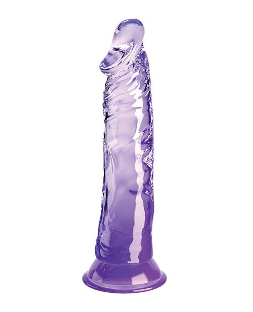 King Cock Clear 8" Cock - Purple | Shop Lowest Prices at fonlove.shop