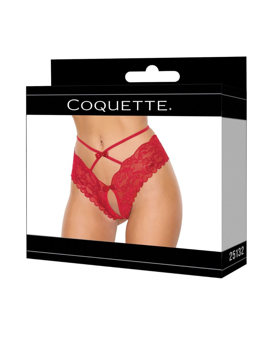 Lace Hipster Panty w/Bow Detail - Red MD | Shop Lowest Prices at fonlove.shop