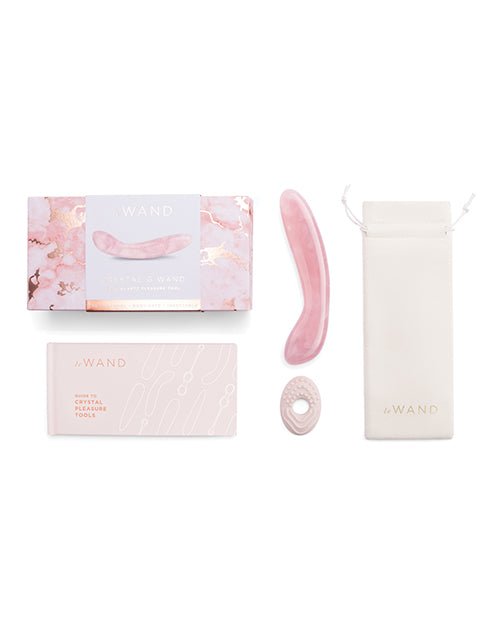 Le Wand Crystal G - Wand Stimulator - Rose Quartz | Shop Lowest Prices at fonlove.shop