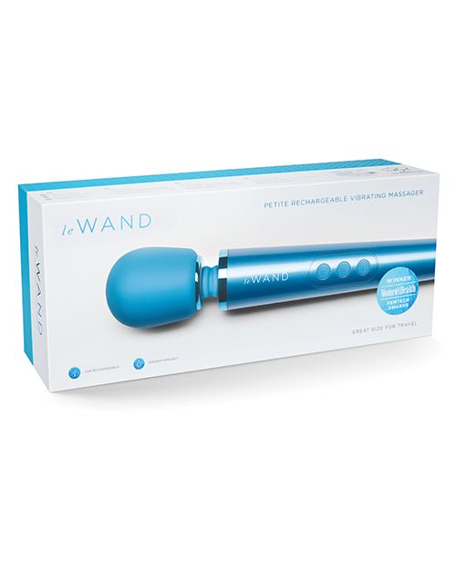 Le Wand Petite Rechargeable Massager - Blue | Shop Lowest Prices at fonlove.shop