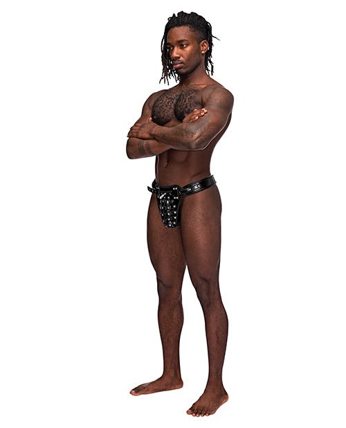 Leather Taurus Adjustable Buckle Thong Black O/s | Shop Lowest Prices at fonlove.shop