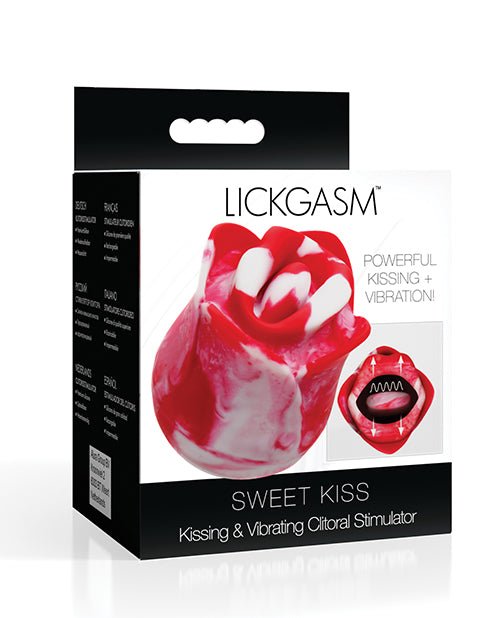 Lickgasm Sweet Kiss Kissing & Vibrating Clitoral Stimulator - Swirl | Shop Lowest Prices at fonlove.shop