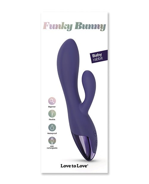 Love to Love Funky Bunny Small Rabbit - Midnight Indigo | Shop Lowest Prices at fonlove.shop