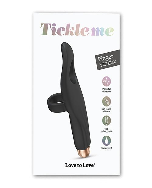 Love to Love Tickle Me Finger Vibe - Black Onyx | Shop Lowest Prices at fonlove.shop