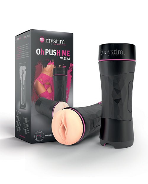 Mystim Oh - Pushme Vagina - Black | Shop Lowest Prices at fonlove.shop