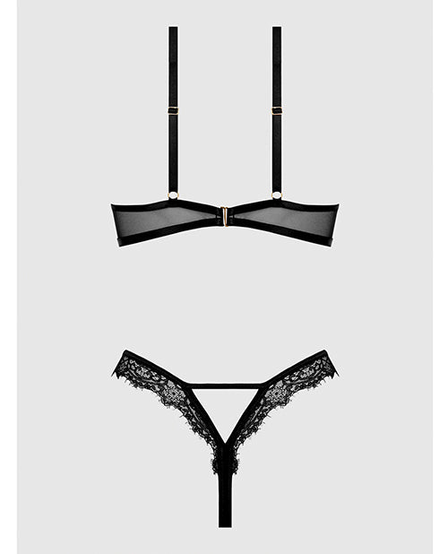 Nadia Lace & Mesh Cutout Teddy - Black 1X/2X | Shop Lowest Prices at fonlove.shop