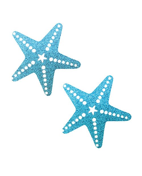 Neva Nude Glitter Starfish Under the Sea Pasties - Blue O/S | Shop Lowest Prices at fonlove.shop