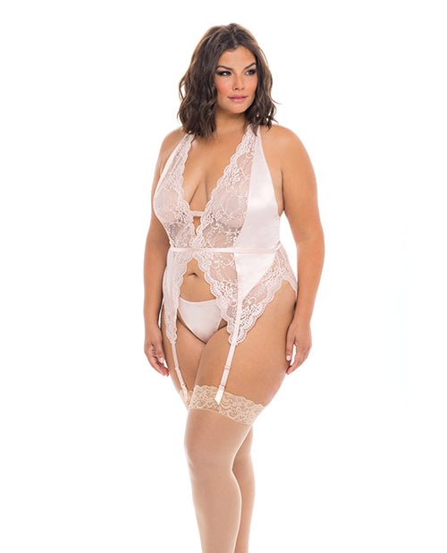 Noah Soft Cup Merrywidow w/Garter Straps & G - String Peach Whip 3X/4X | Shop Lowest Prices at fonlove.shop