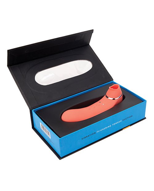 Nu Sensuelle Trinitii Tongue Vibe - Coral | Shop Lowest Prices at fonlove.shop