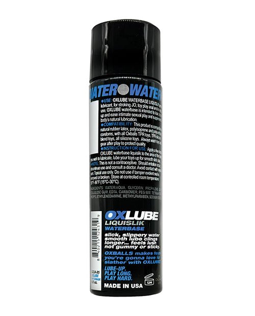 Ox Balls Oxlube Liquislik Waterbase - Oz | Shop Lowest Prices at fonlove.shop