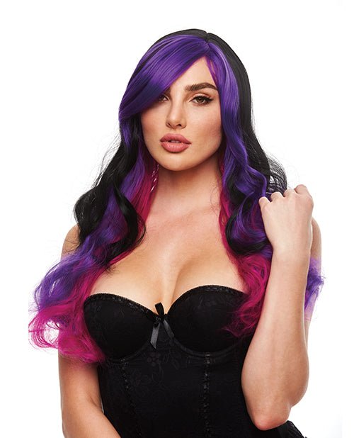 Pleasure Wigs Brandi - Black/Purple | Shop Lowest Prices at fonlove.shop