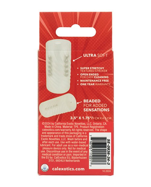 Pop Sock! Beaded Stroker - Clear | Shop Lowest Prices at fonlove.shop