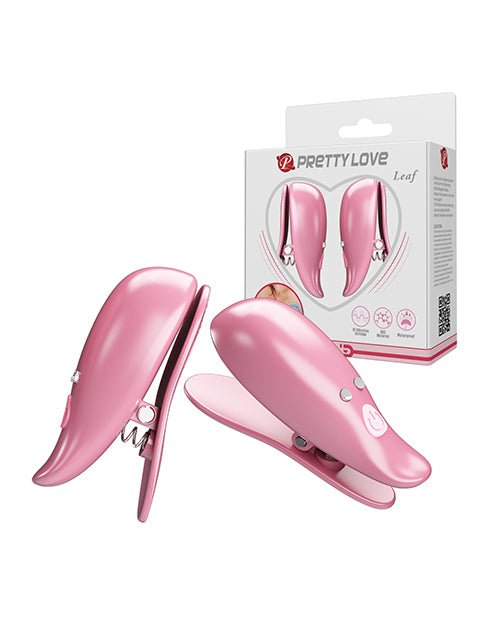 Pretty Love Leaf Wireless Vibrating Nipple Clamps - Pink | Shop Lowest Prices at fonlove.shop