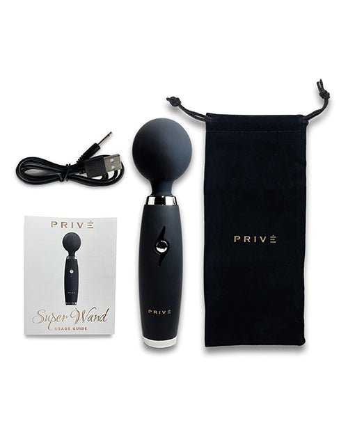PRIVE Super Wand Massager - Black | Shop Lowest Prices at fonlove.shop