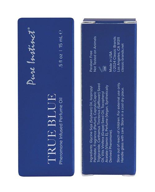 Pure Instinct Pheromone Perfume Oil w/Dripper - 15 ml True Blue | Shop Lowest Prices at fonlove.shop