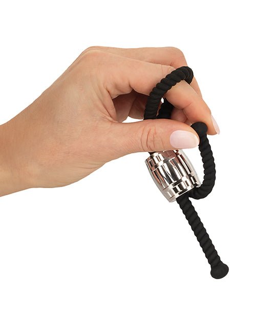 Rebel Heavy Rope Cock Lasso - Black | Shop Lowest Prices at fonlove.shop