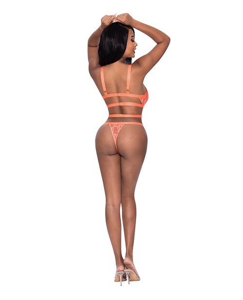 Rude Awakening Strappy Teddy Orange L/XL | Shop Lowest Prices at fonlove.shop