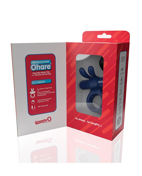 Screaming O Ohare Remote Controlled Vibrating Ring - Blue | Shop Lowest Prices at fonlove.shop