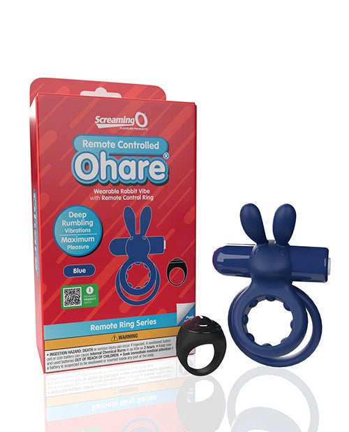 Screaming O Ohare Remote Controlled Vibrating Ring - Blue | Shop Lowest Prices at fonlove.shop